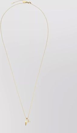 Jimmy Choo London brass pendant necklace