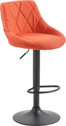 Clp Clp - Taburete De Bar Lazio Tapizado En Tela Naranja Negro