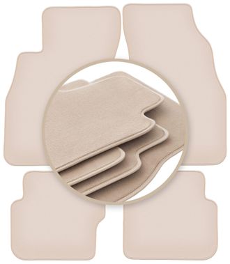 OEM Alfombrillas Beige Premium Para Fiat Punto Evo Hatchback 2998-2012