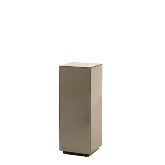 Light & Living Pedestal Dax Marr&oacute;n Cristal 30x30x80 - Light & Living
