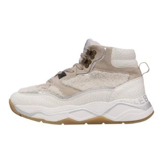 Voile Blanche Club Aspen High Sneaker - Dames - Schoenen - Beige - Maat: 39 EU Leer