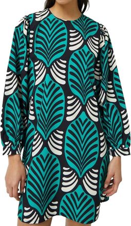 Compa&ntilde;&iacute;afant&aacute;stica Short Dress With Large Brigitte Print In Geometric 5