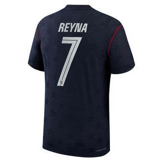Nike Giovanni Reyna USMNT 2026 Match Away Nike Mens Dri-FIT ADV Soccer Jersey in Blue | NN203943385-USM
