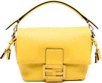 Fendi Mujer, Bolsos, Amarillo, Talla: ONE Size