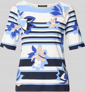 Betty Barclay T-Shirt aus Viskose-MIx mit Rundhalsausschnitt in Marine, Gr&ouml;&szlig;e 36