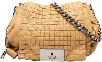 Celine Pre-owned Vintage Schoudertas - Dames - Vintage Schoudertas - Bruin - ONE Size - Leer - Vintage