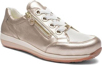 Ara Ollie Lace-Up Sneaker in Beige at Nordstrom, Size 10.5