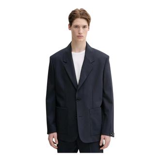 Msgm Hombre, Chaquetas, Azul, Talla: M