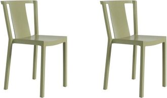 Resol neutra Set 2 Silla Interior, Exterior Verde Oliva