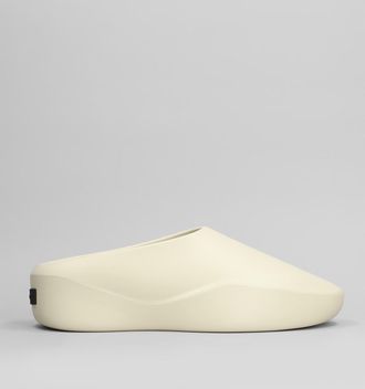 Fear of God Eva Runner Slipper-mule In Beige Rubber/plasic
