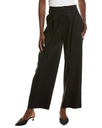Emerson Fry Essential Pleated Linen-Blend Pant