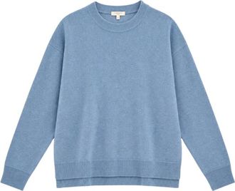 Marella Emmrea Trui - Dames - Ronde hals truien - Blauw - M - Truien & Vesten