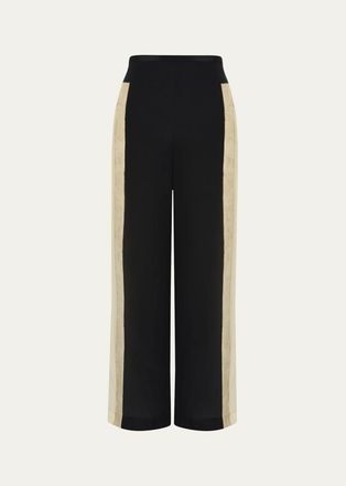 Sir. Sona Wide-Leg Silk Pants