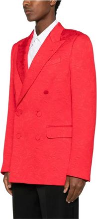 Dries Van Noten Hombre, Chaquetas, Rojo, Talla: XL