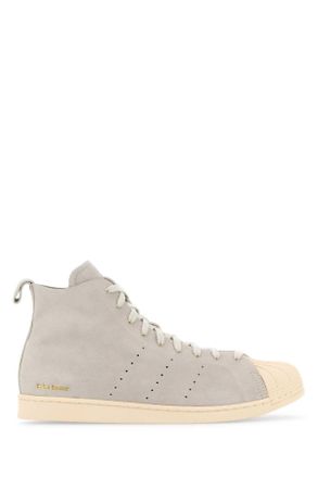 adidas Light Grey Suede Wales Bonner X Adidas Superstar Sneakers