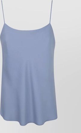Herno lightweight sleeveless top featuring spaghetti straps