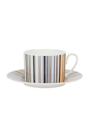 Missoni Home Stripes Jenkins Set Of 6 Tea Cups & Saucers in White at Nordstrom