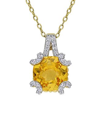 Rina Limor Gold-Plated Silver 4.56 ct. tw. Gemstone Pendant
