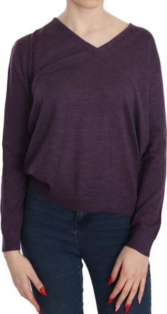 Byblos V-neck Long Sleeve Pullover Womens Top