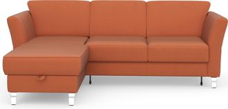 Sit&more Ecksofa »Visby L-Form« wahlweise mit Bettfunktion und Bettkasten, frei im Raum stellbar