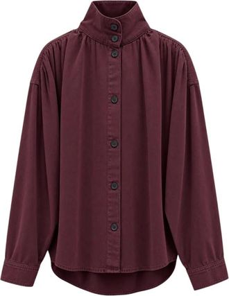 Iro Coming Shirt - Dames - Overhemden - Rood - M - Overhemden