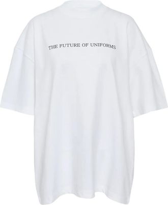 Bonbom slogan-print T-shirt - White
