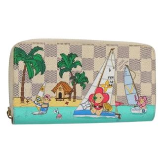 Louis Vuitton Pre-owned Wallets, female, Multicolor, Size: ONE SIZE Pre-owned Vintage Canvas Wallet