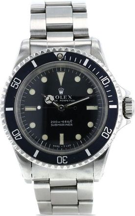 Rolex 1969 pre-owned Submariner 40mm - men - stainless steel - One Size - Black