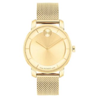 Movado Bold Quartz Gold Dial Ladies Watch 3600921