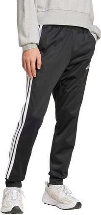 adidas 3-Stripes Tricot Joggers in Black/white at Nordstrom Rack, Size X-Large