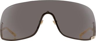 Gucci Grey Shield Unisex Sunglasses GG1560S 001 99