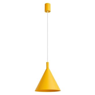 Sollux Lighting L&aacute;mpara colgantes amarillo acero alt. 140 cm