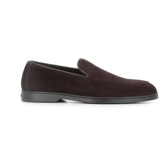 Doucal's Loafers, male, Brown, Size: 11 US Suede Loafer