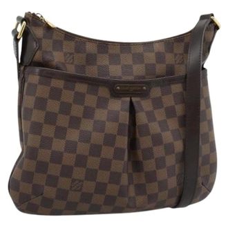 Louis Vuitton Pre-owned Shoulder Bag - Damier Ebene Canvas - Dames - Pre-owned - Bruin - Maat: ONE Size Leer