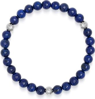 Nialaya Lapis Lazuli Bracelet in Blue at Nordstrom, Size 6.75