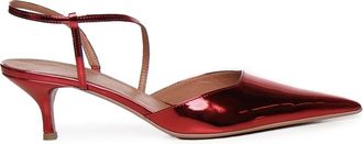 Giuliano Galiano Rode kersen sandalen met verstelbare band - Dames - Pumps - Rood - 36 EU - Schoenen