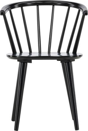 VE DESIGN Massivholzstuhl Bobby mit Armlehnen - Schwarz