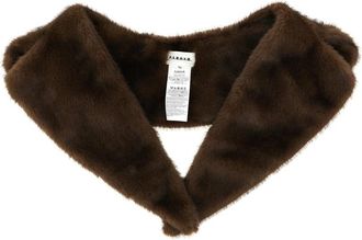 P.A.R.O.S.H. Eco Fur Neck - Dames - Wintersjaals - Bruin - ONE Size - Polyester - Accessoires