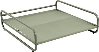 Oviala Estructura para sill&oacute;n modular de jard&iacute;n y otomana estampado cactus