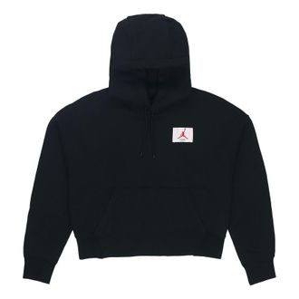 Nike Jordan (WMNS) Air Jordan Flight Fleece Pullover Hoodie Black DB9067-010