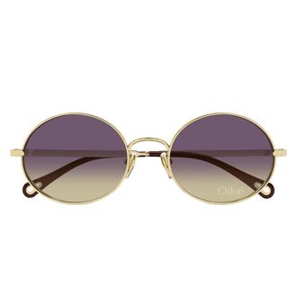 Chlo&eacute; Sunglasses Ch0326 S 001 Gold/Purple Women