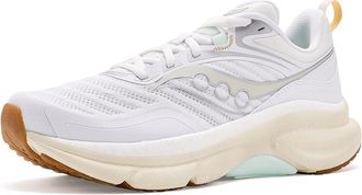Saucony Omni 23 St Womens Shoes White/Onyx : 11.5 B - Medium, Textile