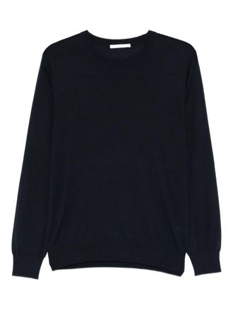 Kangra Cashmere Silk Cashmere Blend Crew Neck Sweater