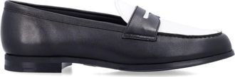 Churchs Black Two-tone Leather Loafers
