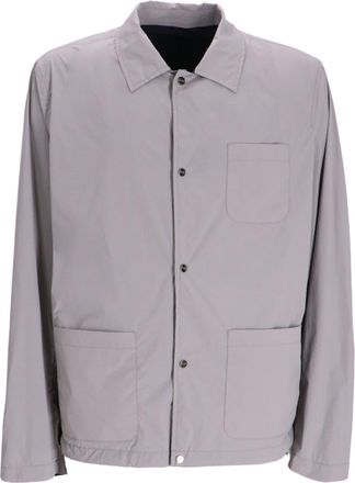 Herno reversible shirt jacket - men - Fabric - 50 - Blue