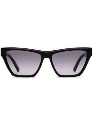 Saint Laurent Eyewear Zonnebril met vierkant montuur - Zwart