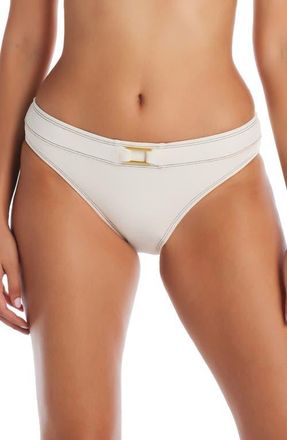 Bleu Rod Beattie A Fine Line Hipster Bikini Bottoms in Coconut Water at Nordstrom, Size 8