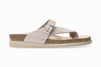 Mephisto Womens Helena Spark Rhinestone Adorned Walking Sandal In Ceramic