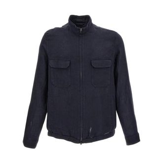 Herno Sahariana - male - Herno - Bomber Jackets - Blue - L - Jackets