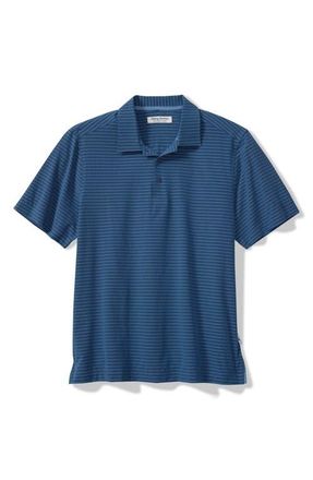 Tommy Bahama Bahama Coast Fades Away Stripe IslandZone Polo in Deep Azure at Nordstrom, Size Xx-Large